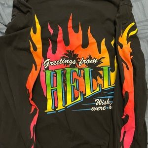 DollsKill shirt GREETINGS FROM HELL
